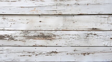 Wood plank white  texture background. Old wooden wall white painted. Weathered wooden plank painted in white .vintage white wood plank