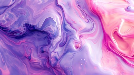 Pink and purple abstract painted marble illustration.