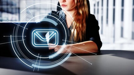 Email Marketing Communication Message Or Letter