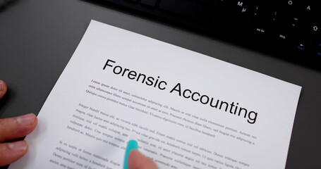 Forensic Accountant Financial Audit