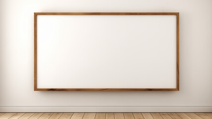 Design a classroom whiteboard with space for welcoming messages or announcements.