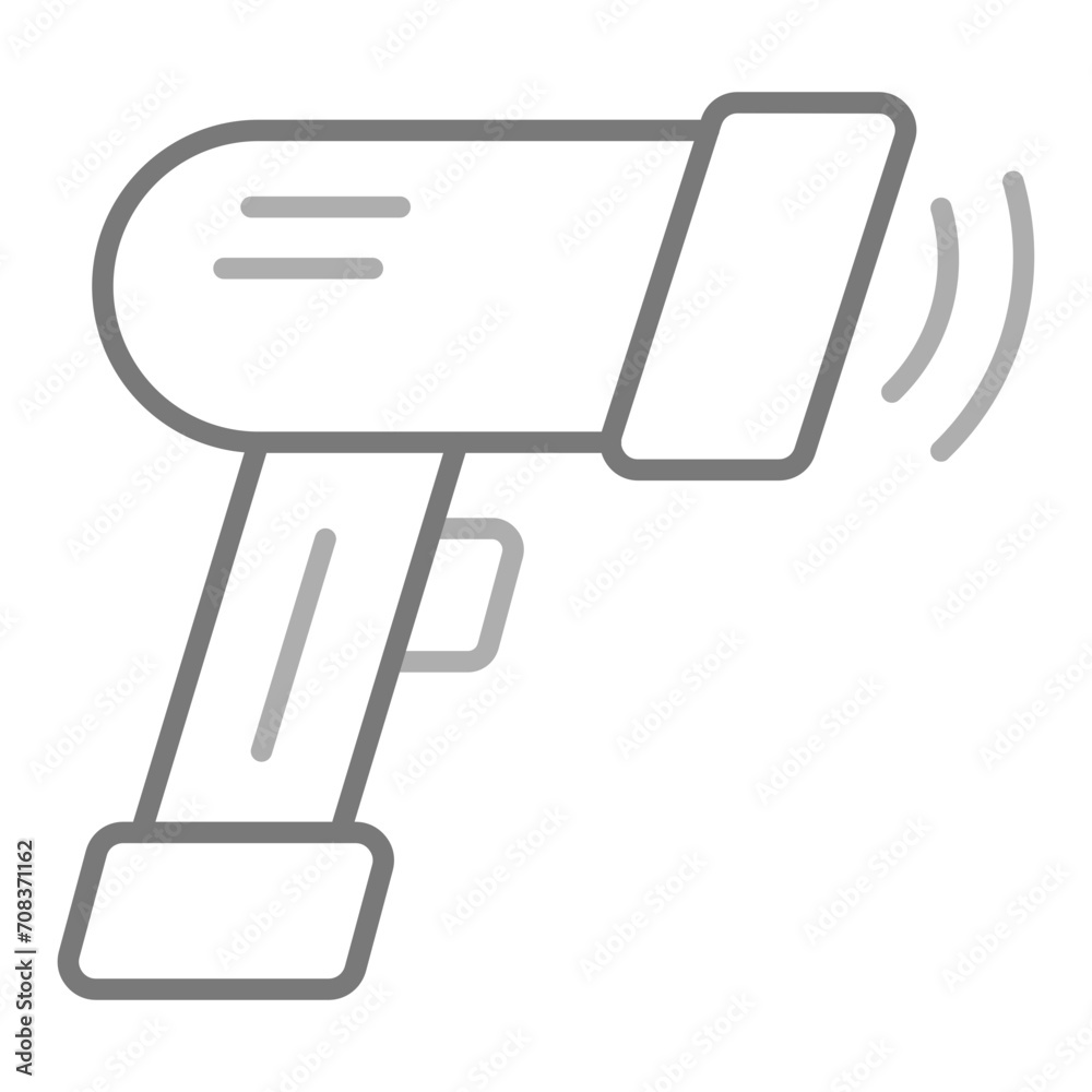 Wall mural barcode reader icon