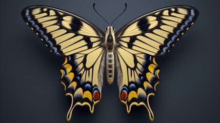 Papilio machaon's SWALLOWTAIL BUTTERFLY