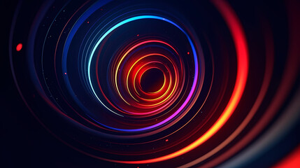 Obraz premium 3D computer digital technology network abstract concept background