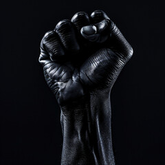 Black History Month, Raised Hand