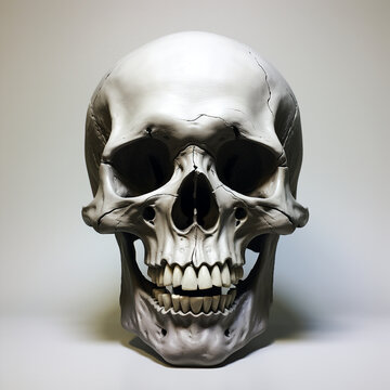 skull and crossbones human skull isolated Human skull isolated