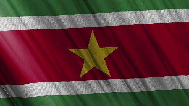 Suriname Waving Flag. National 3d Suriname Flag Waving. Suriname Flag 4k Resolution Background. Suriname Flag Closeup