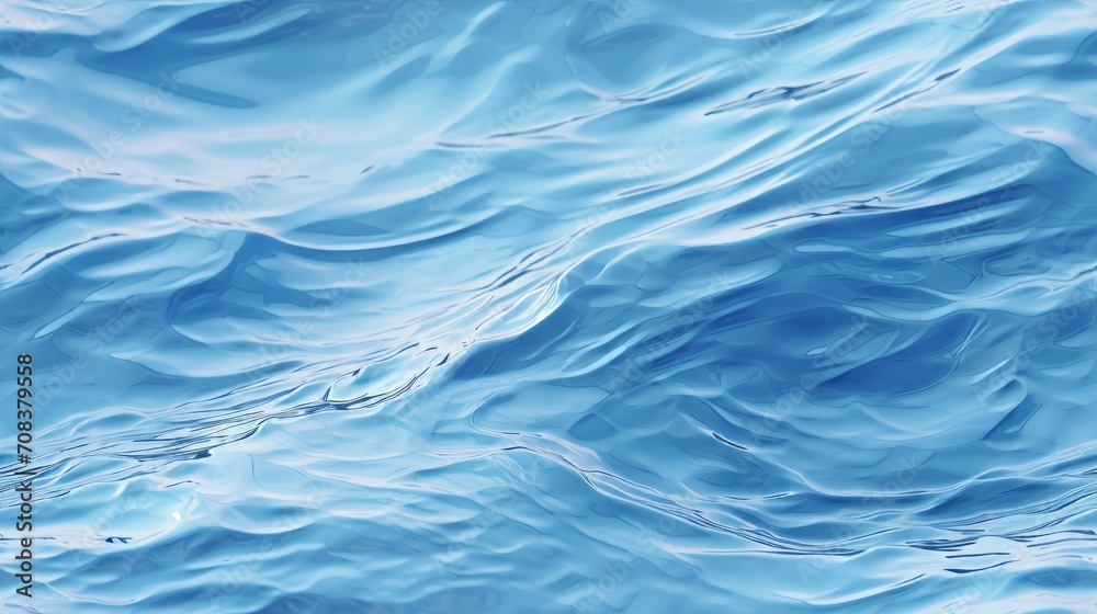 Poster rippled and textured water surface with gentle waves. generative ai