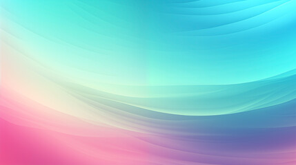 Serene Sunset Waves : Sky blue and pink gradient wave pattern background

