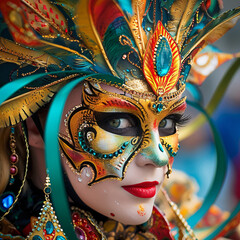 venetian carnival mask, carnival