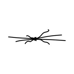 Hand drawn rope knots