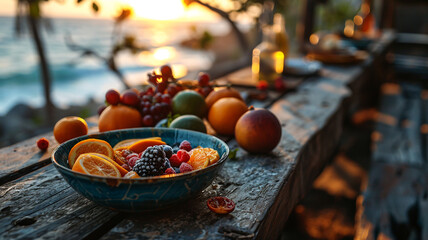 autumn still life Frusts sunset