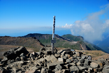【山頂標識】日本・御嶽山（2010年）