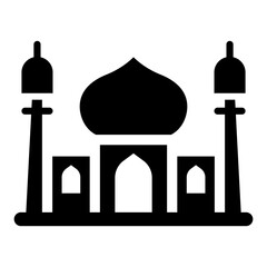 Taj mahal icon