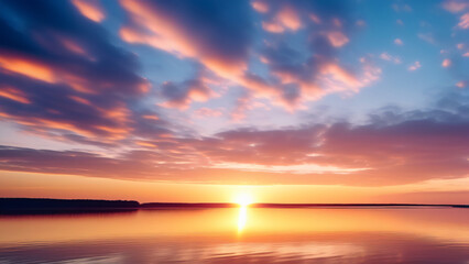 Obraz premium sunset scene