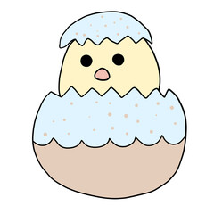 Easter Day egg,rabbit and dessert for happy easter day