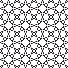 Fototapeta premium arabic geometric seamless ornament pattern
