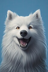 Fototapeta premium A Dog, 3d cartoon illustration