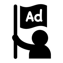 Advertising icon