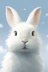 Bunny, Cartoon, Generative AI