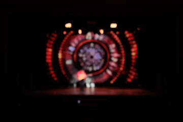 Texture blur and defocus, background for design. Stage light at a concert show.