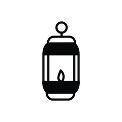 lanturn icon with white background vector stock illustration