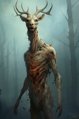 Zombie deer, generative ai