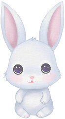 rabbit kawaii cartoon character