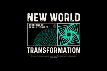 Streetwear concept vector graphic design