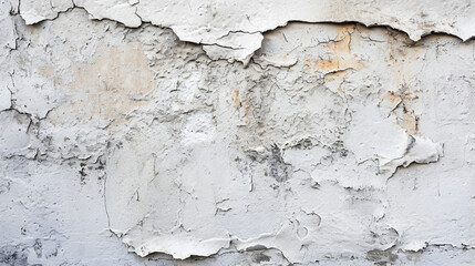 白い傷んだ壁の背景GenerativeAI