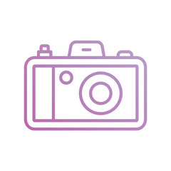  camera icon with white background vector stock illustration