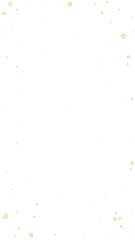 Gold sparkling star confetti.