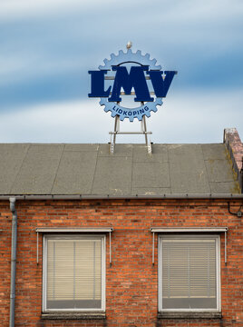 Lidkoping, Sweden - May 27, 2023: Lidkopings Mekaniska Verkstad was one of Sweden's oldest locomotive and vehicle manufacturers.