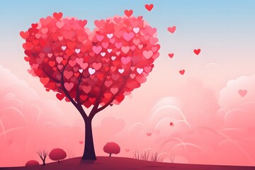 Valentine's Heart Tree