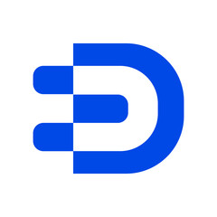 D monogram logo