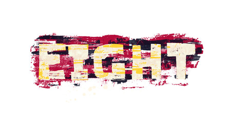 eight, word in graffiti style, graphic design and typography
