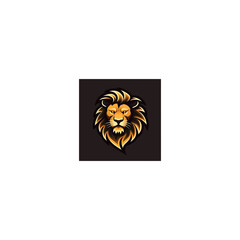 lion mascot logo icon