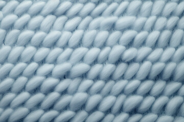 Textura de jersey de lana azul.