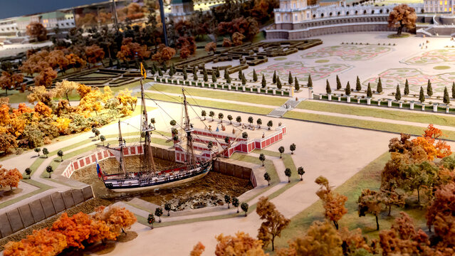 St. Petersburg, Russia, July 05, 2023: Layout of St. Petersburg