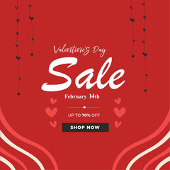 valentine's day sale promo