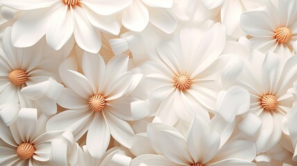 Clean white background Fluttering petals Petals in crystal
