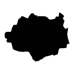 Dundgobi map, administrative division of Mongolia. Vector illustration.