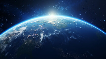 Fototapeta na wymiar planet earth from space