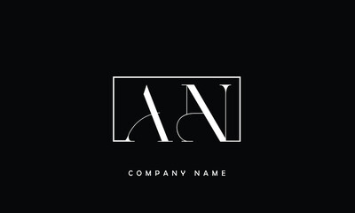 Fototapeta na wymiar AN, NA, A, N Abstract Letters Logo Monogram