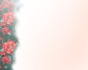 Flower and light; background or texture; spring concept