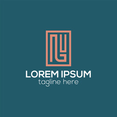 L letter logo, modern l letter logo design concept isolated vector template illustration