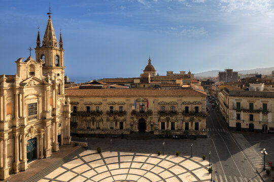 Acireale, Sizilien, Italien, Kathedrade, Maria Santissima Annunziata, 28.10.2023 > english> Acireale, Sicily, Italy, Cathedral, October 28, 2023