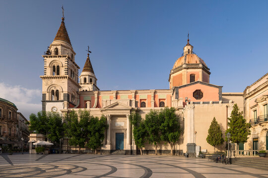 Acireale, Sizilien, Italien, Kathedrade, Maria Santissima Annunziata, 28.10.2023 > english> Acireale, Sicily, Italy, Cathedral, October 28, 2023