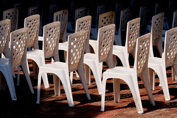 rows of chairs