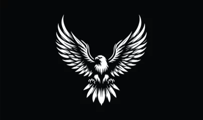 Foto op Canvas eagle logo design, eagle flying, eagle design © Ali